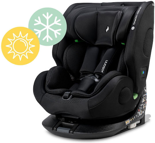 Osann One 360 Καθισματάκι Αυτοκινήτου i-Size με Isofix All Black 0-36 kg