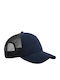Trucker Cap B644r Beechfield Technical Mesh Navy Black