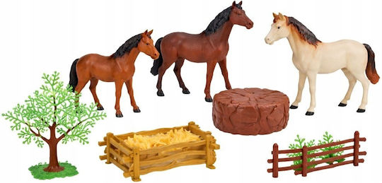 Lean Toys Set Farm Horses 23 Pcs