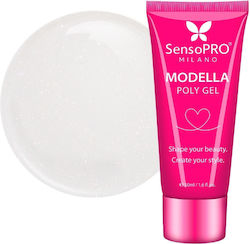 SensoPro Gel Νυχιών Silver Pearl 50ml