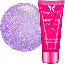 SensoPro Gel Νυχιών Violet Sheen 15ml