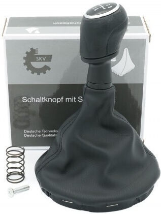 SKV Mânere Schimbător Viteze Auto Cu Capace Pentru VW Transportator T5 Negru