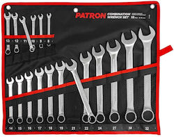 Set Open-end Ring Wrenches 8-32 Mm 18 Pcs Sheet