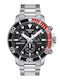 Tissot Мъжки Часовник 45.5mm На Батерия със Сребриста Метална Гривна