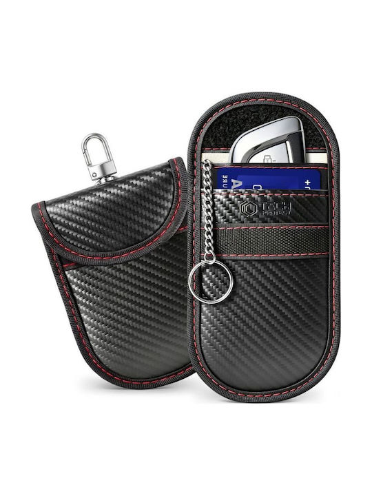 Tech-protect Klr100 Rfid Anti-theft Case Black Red Red