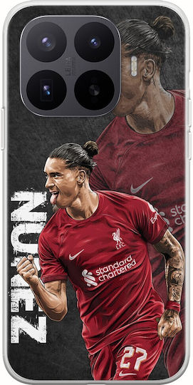 Mobile Phone Case Football Stars Darwin Nunez Xiaomi 17t Pro 5g Flexible TPU Transparent Silicone