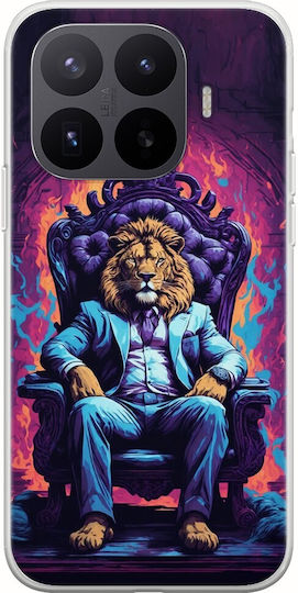 Калъф Wild Animals Лъв Xiaomi 17t Pro 5g Гъвкав TPU Прозрачен Силикон
