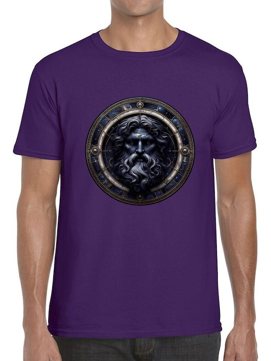 T-shirt Mythological Bearded Deity Celestial Ic...