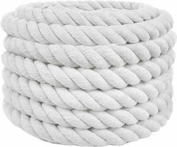 vidaxl Seil Weiß 4 X 4 X 2500 cm Baumwolle