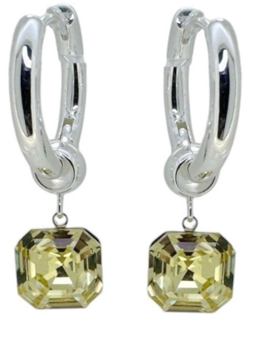 Ro-Ro Accessories Earrings Hoops with Stones