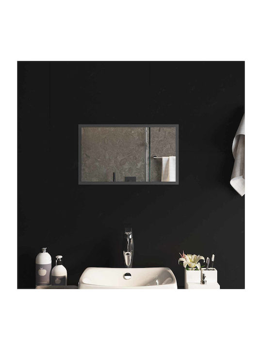 vidaXL Oglindă de baie Led 50x30cm Transparentă
