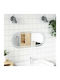 vidaXL Oglindă de baie Led 90x40cm Transparentă