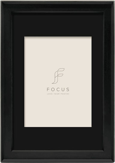 Focus Κορνίζα Πλαστική με Μαύρο Πλαίσιο