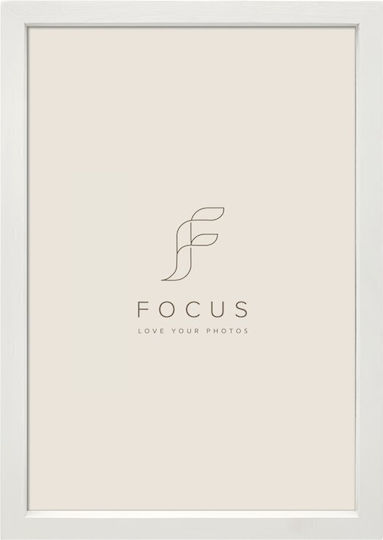 Focus Kunststoff Fotorahmen mit Weißem Rahmen