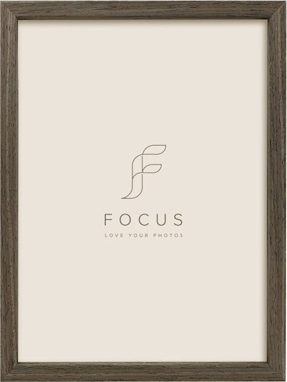 Focus Willow Κορνίζα Πλαστική με Καφέ Πλαίσιο