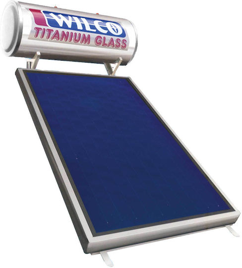 Wilco Solar-Wasserheizung 120lt Glas Doppelte Energie 2τ.μ. Auswahl