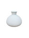 Decorative Metallic Beige Vase 16xH17cm