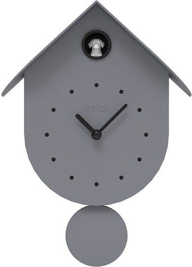 I-Total Wanduhr Grau
