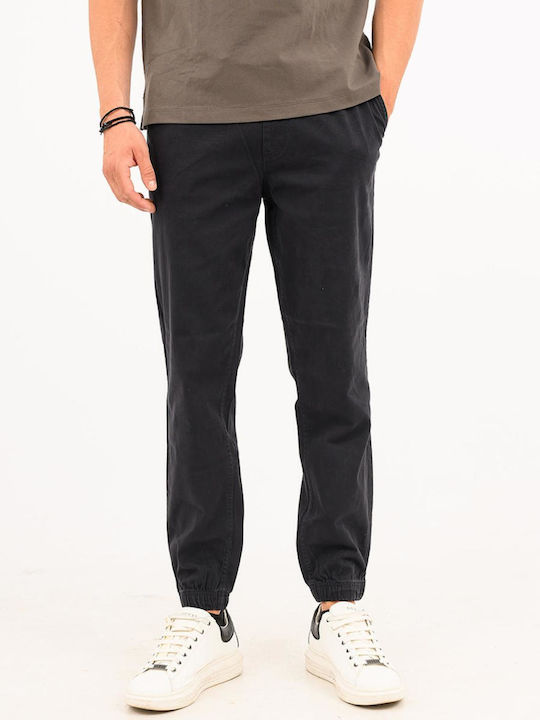 Jack & Jones Еластичен син панталон