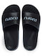 Damen-Flip-Flops - Hausschuhe in Schwarz