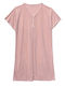 Ansin Summer Cotton Women's Nightgown Pink