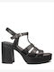 Sandale Elegante Damă Negre 843 Negru