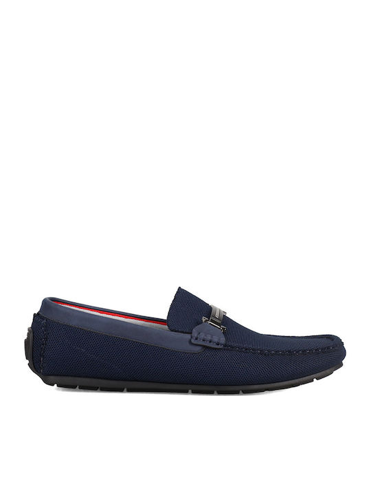 Men's Loafers In Blue Color