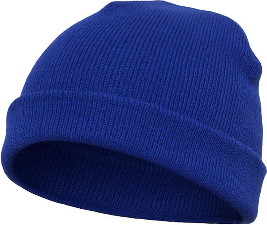 Beanie Unisex Σκούφος Πλεκτός σε Μαύρο χρώμα