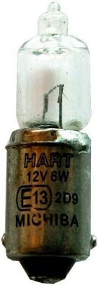 Крушка Халогенна Мини 12v 6w H6w Hart 10 Броя H6w Bax9s