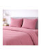 Vesta Home Единичен Чаршаф 100x200см Розов