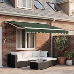 vidaXL Awning fabric Green 5x3m