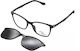 Clark K1474 C1 51 Prescription Eyeglass Frames Clip-On