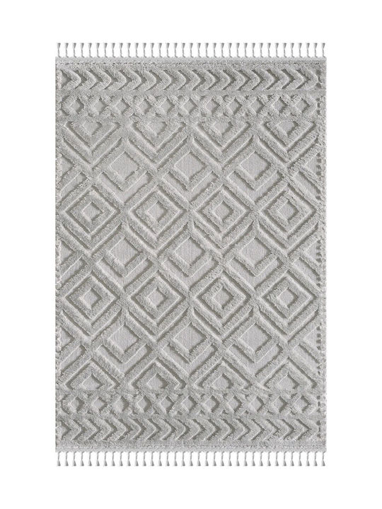 Conceptum Hypnose Wohnzimmer Teppich Rechteckig Grau 100x200cm