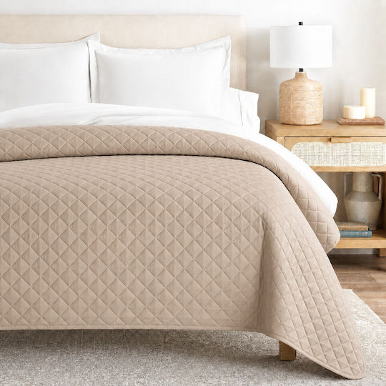 Astron Italy Single Cotton Coverlet Beige 160x240cm