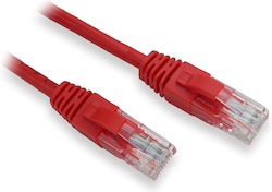 Lynx U/UTP Cat.5e Καλώδιο Ethernet 0.1m Κόκκινο 10τμχ