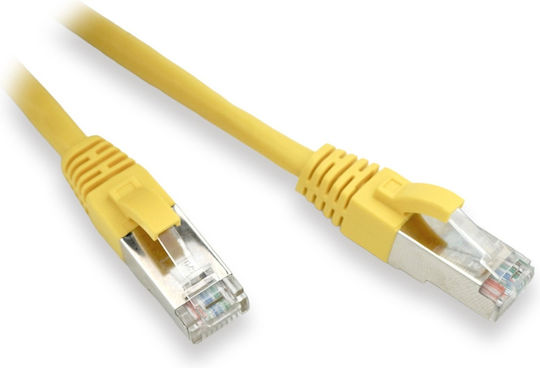 Lynx U/UTP Cat.5e (Gigabit) Καλώδιο Δικτύου Ethernet 0.5m Κίτρινο 10τμχ
