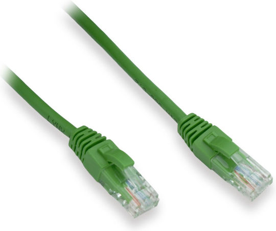Lynx U/UTP Cat.5e (Gigabit) Network Cable Ethernet 0.3m Green 10 Pieces