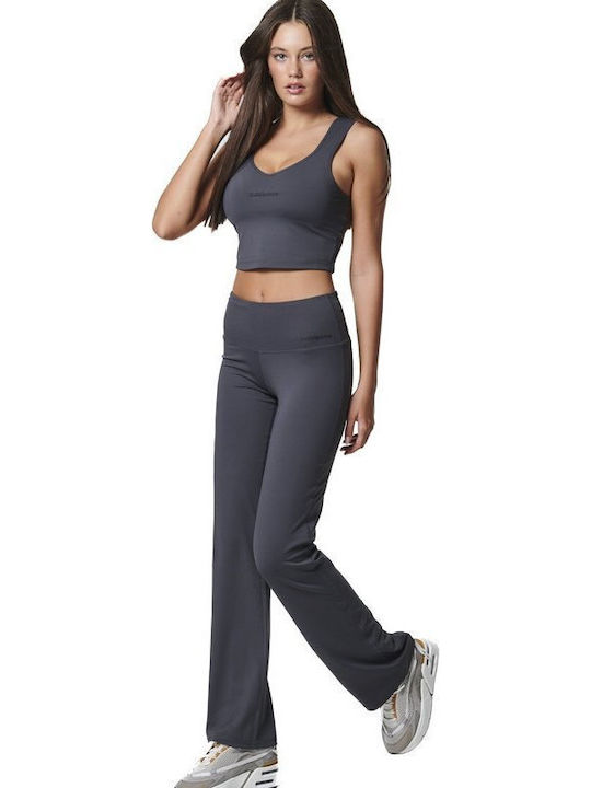 Body Action Γυναικείο Κολάν Pearl Grey