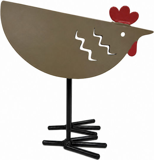 Decorative Bird Made of Metal 17.5x8x18cm