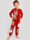 Trax Kids Winter Pyjamas Red