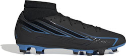 adidas F50 Hyperfast Club Mid FG/MG Fußballschuhe mit Stollen Schwarze