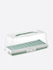 Dunya Piațelă De Servire Rectangulară Din Plastic Verde 37x17.5cm
