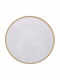 Home&Styling Collection Shallow Transparent Plate With Diameter 33cm
