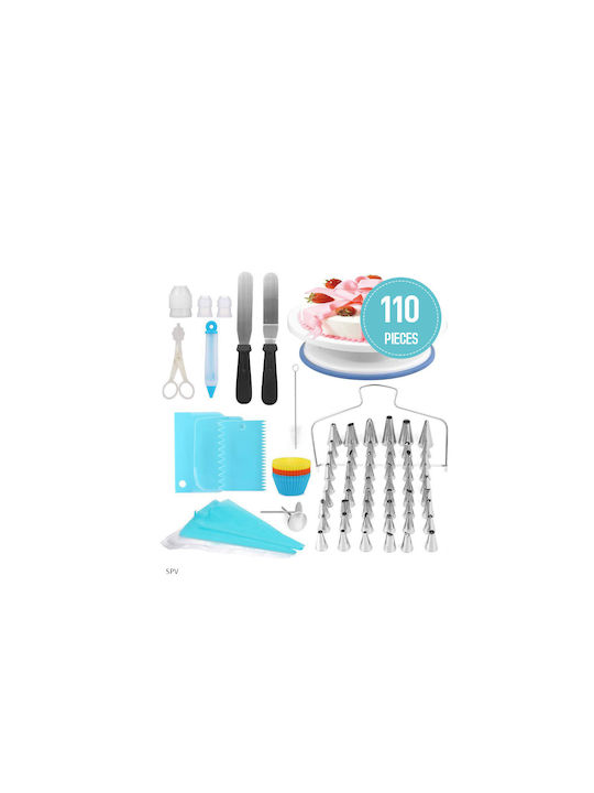 SPV Pastry Tools Set of Stainless Steel 28x7.5cm 110pcs