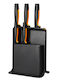 Fiskars Functional Santoku Knives Made of Stainless Steel 21.3cm 6 Pieces