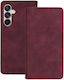 Book Case Smart Suede Samsung Galaxy A26 5g Purple