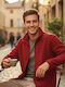 Full Men's Fleece Jacket Fleece Classic Red