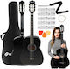 Suprimo Cgs2 Bk 4/4 Classical Guitar Black Learning