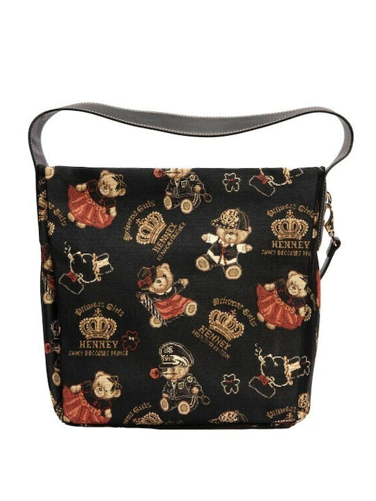 Women's Black Shoulder Bag