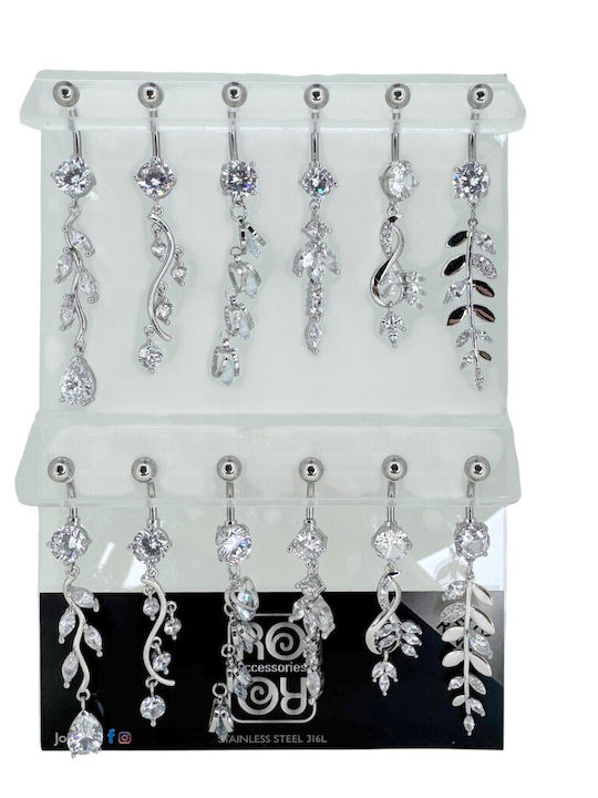 Ro-Ro Accessories Стоманено Обеца за Пъп